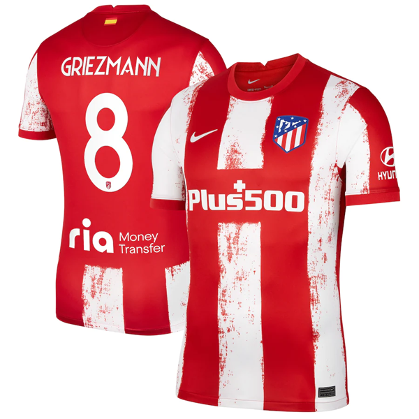 Camiseta Atlético De Madrid Griezmann 8 1ª Kit 2021 2022